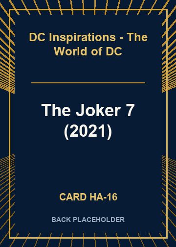 The Joker 7 (2021) back card image