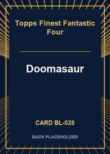 Doomasaur back card image