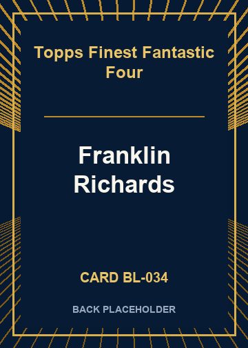 Franklin Richards back card image