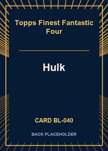 Hulk back card image