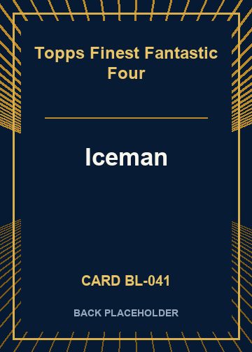 Iceman back card image