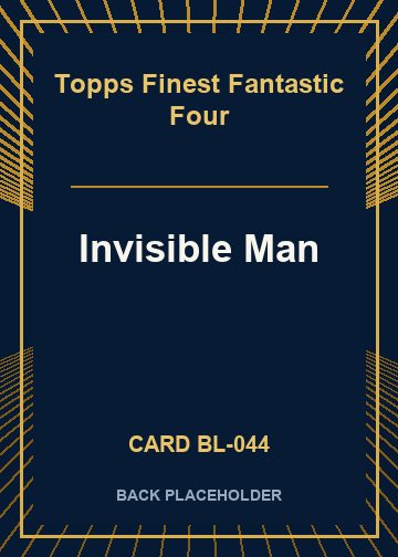Invisible Man back card image