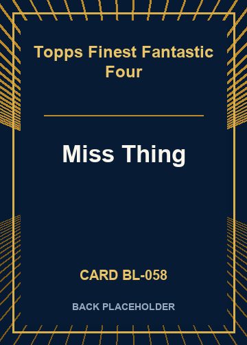 Miss Thing back card image