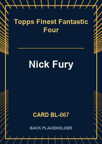 Nick Fury back card image
