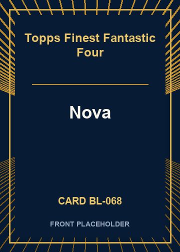 Nova front card image