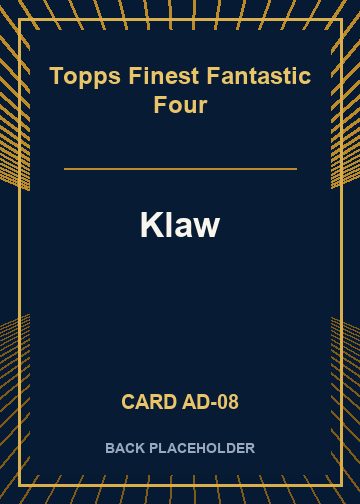 Klaw back card image