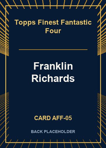 Franklin Richards back card image