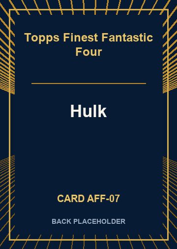 Hulk back card image
