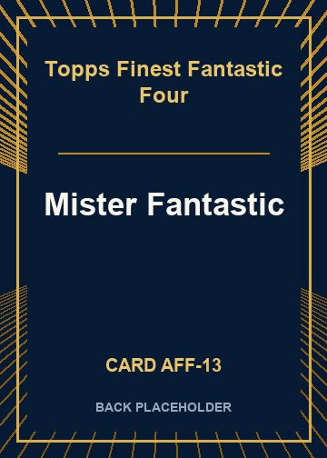 Mister Fantastic back card image
