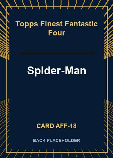 Spider-Man back card image