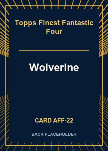 Wolverine back card image