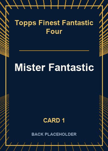 Mister Fantastic back artwork