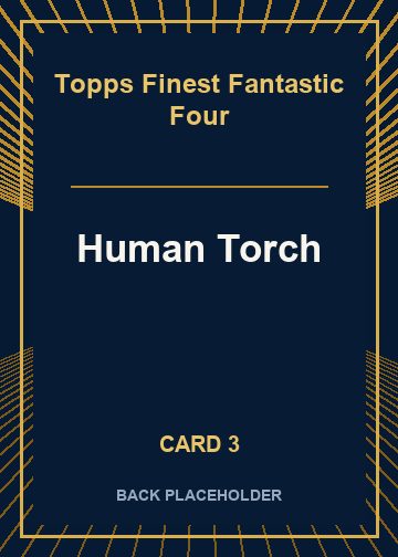 Human Torch back artwork