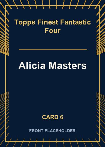 Alicia Masters front artwork