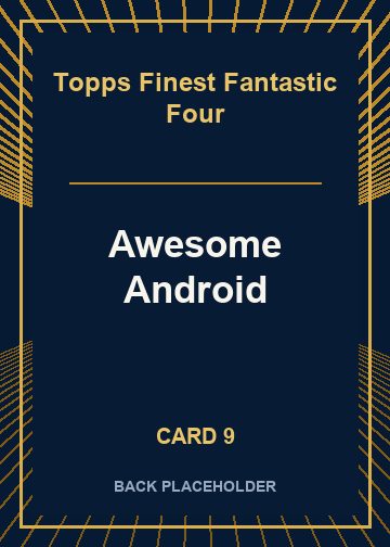 Awesome Android back artwork