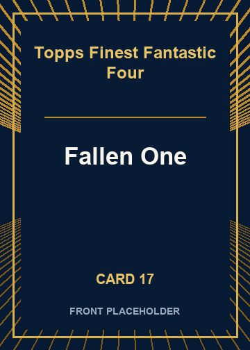 Fallen One front artwork