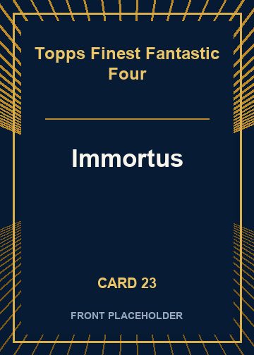 Immortus front artwork