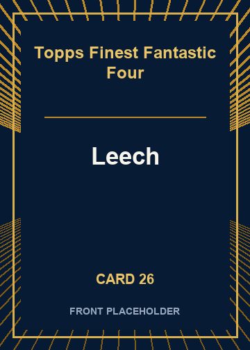 Leech front artwork