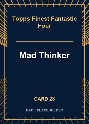 Mad Thinker back artwork