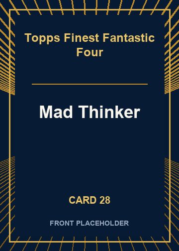 Mad Thinker front artwork