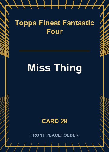 Miss Thing front artwork