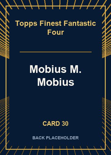 Mobius M. Mobius back artwork