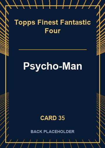 Psycho-Man back artwork