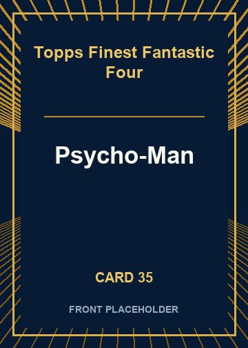 Psycho-Man front artwork