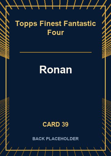 Ronan back card image