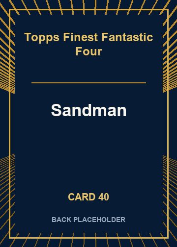 Sandman back card image