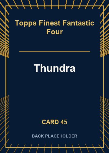 Thundra back card image
