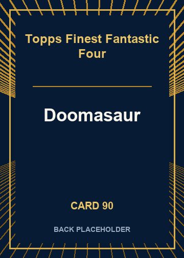 Doomasaur back card image