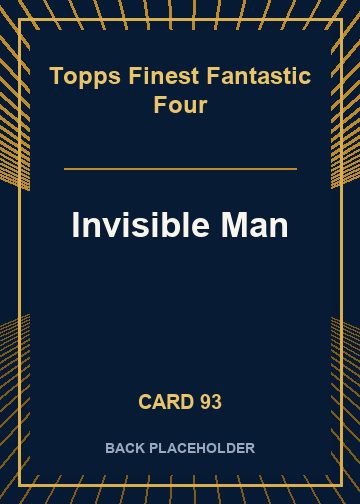 Invisible Man back card image