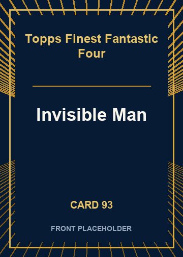 Invisible Man card thumbnail