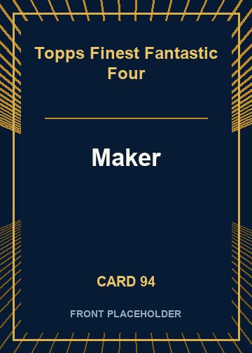 Maker front card image