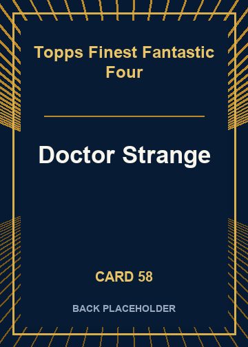 Doctor Strange back card image