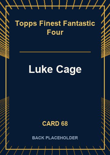 Luke Cage back card image