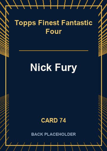 Nick Fury back card image