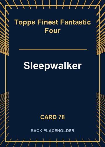 Sleepwalker back card image