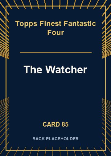 The Watcher back card image