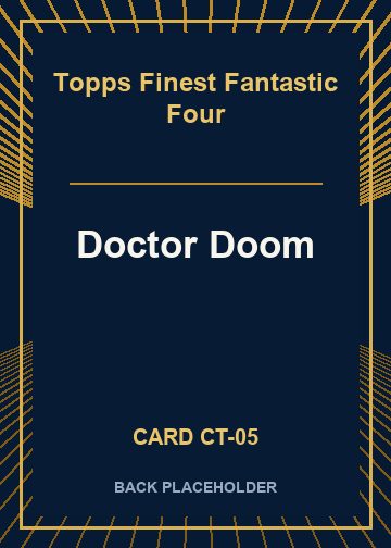 Doctor Doom back card image
