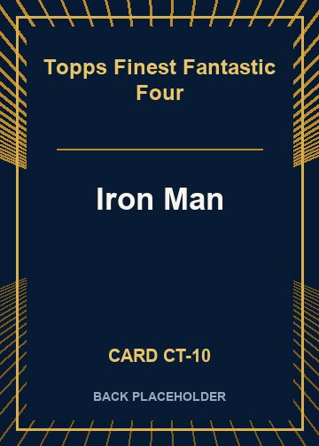 Iron Man back card image
