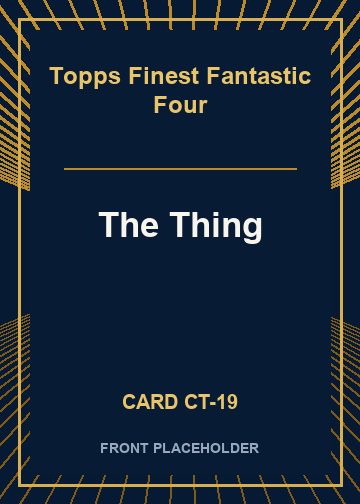 The Thing front card image