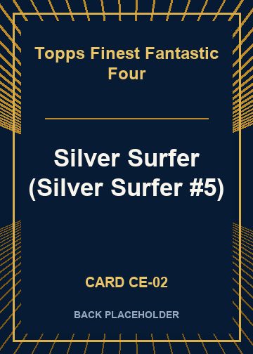Silver Surfer (Silver Surfer #5) back card image