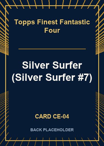 Silver Surfer (Silver Surfer #7) back card image