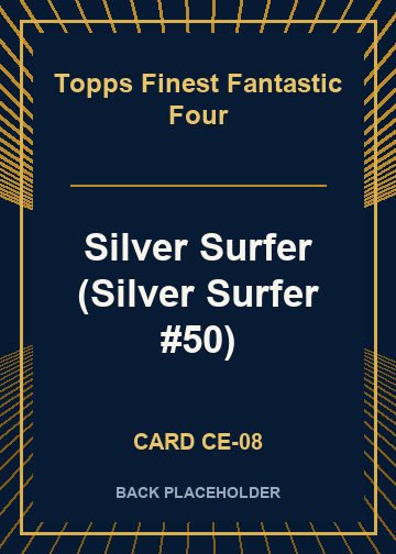 Silver Surfer (Silver Surfer #50) back card image