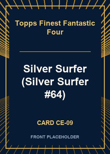 Silver Surfer (Silver Surfer #64) front card image