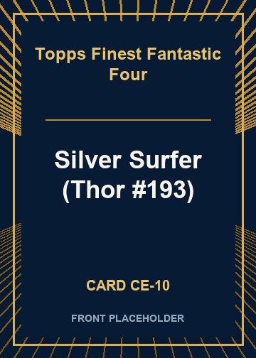 Silver Surfer (Thor #193) card thumbnail