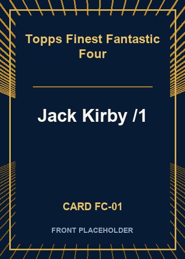 Jack Kirby /1 card thumbnail