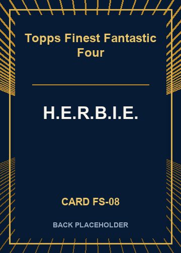 H.E.R.B.I.E. back card image